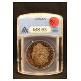 1879-S Morgan Silver Dollar