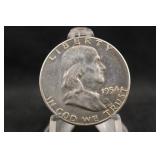 1954-S Franklin Silver Half Dollar