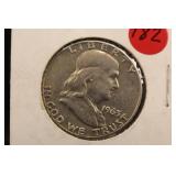 1963-D Franklin Silver Half Dollar
