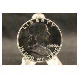 1960 Proof Franklin Silver Half Dollar