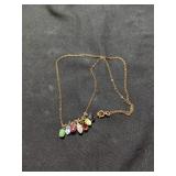 16" Chakra Necklace with Various Stones