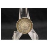 1937 Mexico Silver 20 Centavos Coin