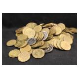 1lb 7oz Bag of Vintage Tokens