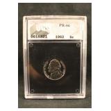 Certified 1962 Proof Jefferson Nickel