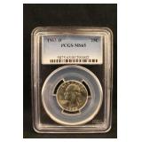 1963-D MS65 Washington Silver Quarter