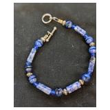 Blue Toggle Bracelet