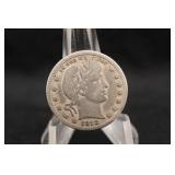 1912-S Barber Silver Quarter Dollar