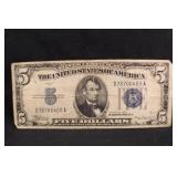 1934 $5 Lincoln Silver Certificate