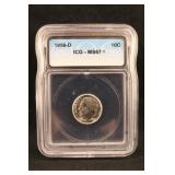 1956-D MS67 Roosevelt Silver Dime