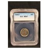 1959-D MS67 Roosevelt Silver Dime