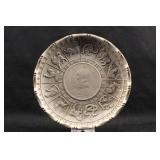 Vintage 101.1grams .900 Silver Chinese Plate