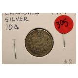 1917 Canadian Silver Dime
