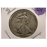 1946-D Walking Liberty Silver Half Dollar