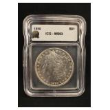 1890-P MS63 Morgan Silver Dollar