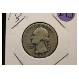 1939-S Washington Silver Quarter