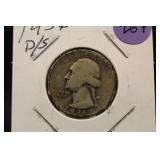 1936-D Washington Silver Quarter