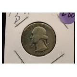1941-D Washington Silver Quarter
