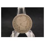 1899 Barber Silver Quarter
