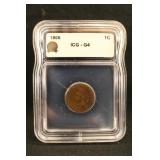 1866 Certified Indian Head Cent
