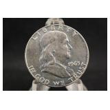 1963-D Franklin Silver Half Dollar
