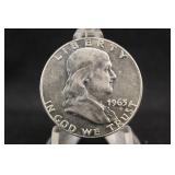 1963-D Franklin Silver Half Dollar