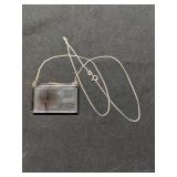 .925 Silver Italy 18" Chain with Real Botanical