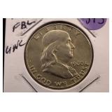 1960 Franklin Silver Half Dollar