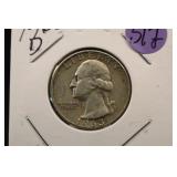 1963-D Washington Silver Quarter