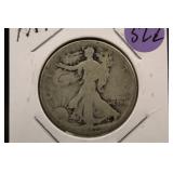 1917 Walking Liberty Silver Half Dollar