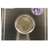 1945 Canada Silver Dime