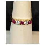 Beautiful Ring Marked "JC" Size 6  B1