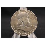1954-D Franklin Silver Half Dollar