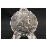 1954-D Franklin Silver Half Dollar