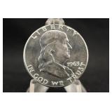 1963 Franklin Silver Half Dollar