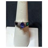 .925 Silver Ring Scrap - Missing Stone