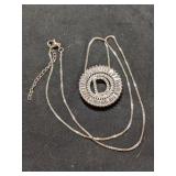 Beautiful "D" Pendant on 18" Chain