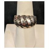 .925 Silver Ring Sz 8
