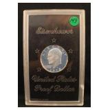 1972-S Proof Cameo Eisenhower Silver Dollar