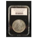 1887-P Certified Morgan Silver Dollar