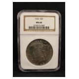 1922 MS64 U.S. Silver Peace Dollar