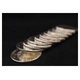 Lot of 10 Uncirculated Franklin Silver Half