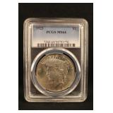 1923 MS64 U.S. Silver Peace Dollar