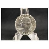 1960 Unc Washington Silver Quarter