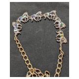 Abalone Horse Necklace  16"