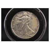 1945 Walking Liberty Silver Half Dollar
