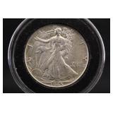 1945 Walking Liberty Silver Half Dollar