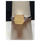 "Bomb Party" .925 Silver Ring Sz 8
