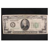 1934-A $20 Federal Reserve Note Green Seal