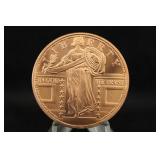 Standing Liberty 1oz .999 Pure Copper