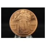 Standing Liberty 1oz .999 Pure Copper